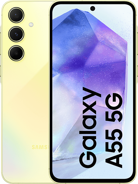 Jetzt das maXXim Allnet Flat 30 GB + Samsung Galaxy A55 5G 128GB Awesome Lemon ab 30.99,-€/Monat