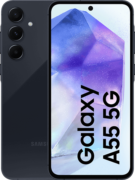 Jetzt das maXXim Allnet Flat 20 GB + Samsung Galaxy A55 5G 128GB Awesome Navy ab 25.99,-€/Monat