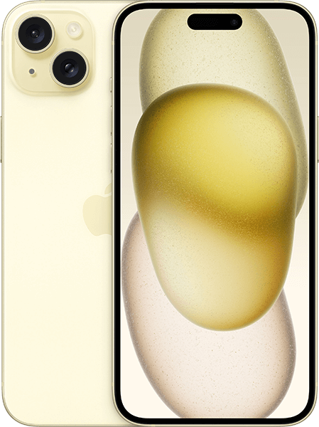 Jetzt das maXXim Allnet Flat 30 GB + Apple iPhone 15 Plus 128GB Gelb ab 49.99,-€/Monat