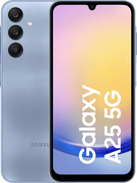 Jetzt das maXXim Allnet Flat 30 GB + Samsung Galaxy A25 5G Blue ab 26.99,-€/Monat