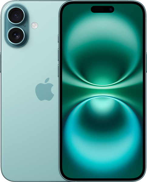 Jetzt das maXXim Allnet Flat 30 GB + Apple iPhone 16 Plus 128GB Blaugrün ab 56.99,-€/Monat