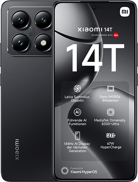 Jetzt das maXXim Allnet Flat 30 GB + Xiaomi 14T Titan Black ab 34.99,-€/Monat