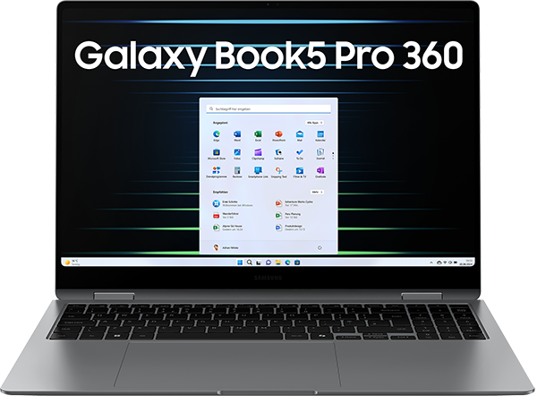 Jetzt das maXXim Internet 6 GB + Samsung Galaxy Book5 Pro 360 Moonstone Gray ab 66.99,-€/Monat