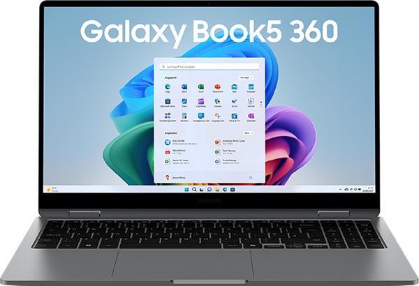 Jetzt das maXXim Internet  22 GB + Samsung Galaxy Book5 360 Moonstone Gray ab 61.99,-€/Monat