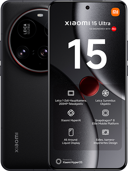 Jetzt das maXXim Allnet Flat 3 GB + Xiaomi 15 Ultra Black ab 46.99,-€/Monat