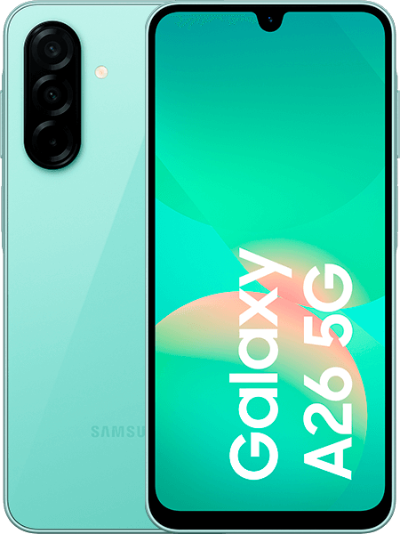 Jetzt das maXXim Allnet Flat 30 GB + Samsung Galaxy A26 5G Mint ab 26.99,-€/Monat